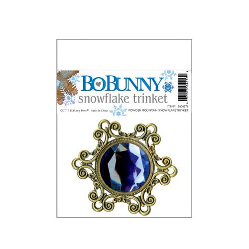 Bo Bunny - Powder Mountain Collection - Metal Embellishments - Trinkets