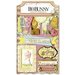 Bo Bunny - C'est la Vie Collection - Layered Chipboard Stickers with Glitter and Jewel Accents
