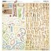 BoBunny - C'est la Vie Collection - 12 x 12 Chipboard Stickers