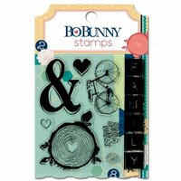 Bo Bunny - Family Is Collection - Clear Acrylic Stamps