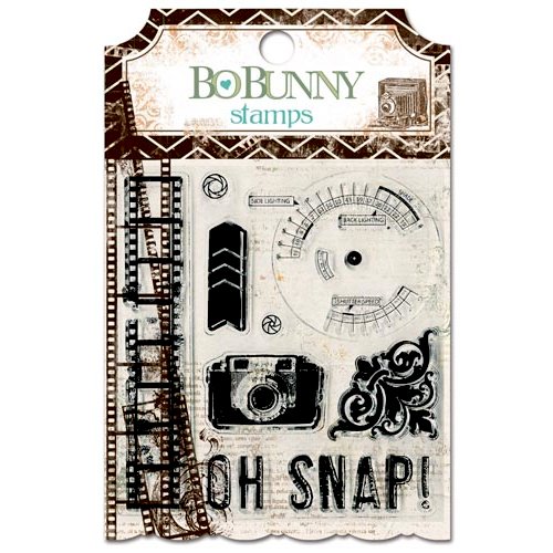 Bo Bunny - Mama-razzi 2 Collection - Clear Acrylic Stamp