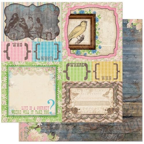 BoBunny - Prairie Chic Collection - 12 x 12 Double Sided Paper - Yard Sale
