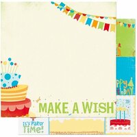 Bo Bunny - Surprise Collection - 12 x 12 Double Sided Paper - Cake