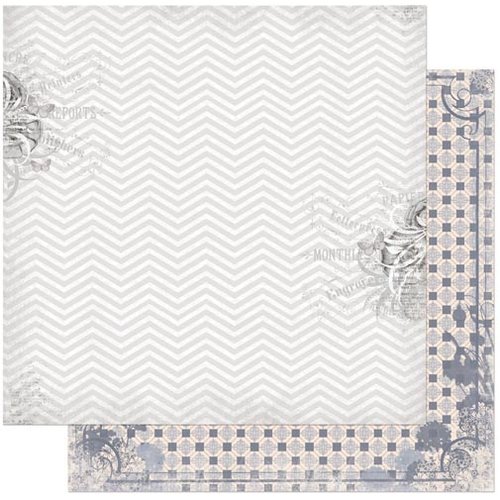 Bo Bunny - Isabella Collection - 12 x 12 Double Sided Paper - Rose