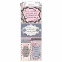 BoBunny - Isabella Collection - Cardstock Stickers - She's My Sister