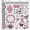 BoBunny - Isabella Collection - 12 x 12 Chipboard Stickers