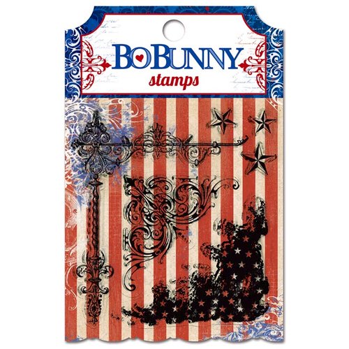 Bo Bunny - Anthem Collection - Clear Acrylic Stamps