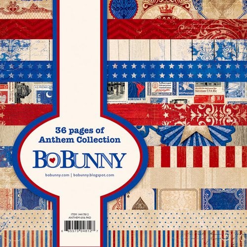 Bo Bunny - Anthem Collection - 6 x 6 Paper Pad