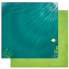 Bo Bunny - Key Lime Collection - 12 x 12 Double Sided Paper - Deep Blue Sea