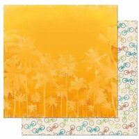 BoBunny - Key Lime Collection - 12 x 12 Double Sided Paper - Heat Wave