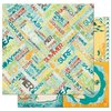 BoBunny - Key Lime Collection - 12 x 12 Double Sided Paper - Summer Daze