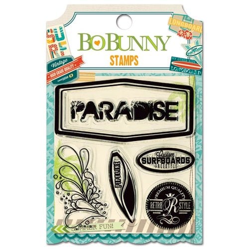 Bo Bunny - Key Lime Collection - Clear Acrylic Stamps