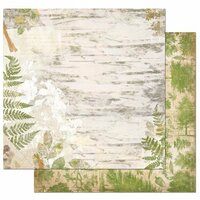 Bo Bunny - Trail Mix Collection - 12 x 12 Double Sided Paper - Nature