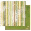 Bo Bunny - Trail Mix Collection - 12 x 12 Double Sided Paper - Stripe