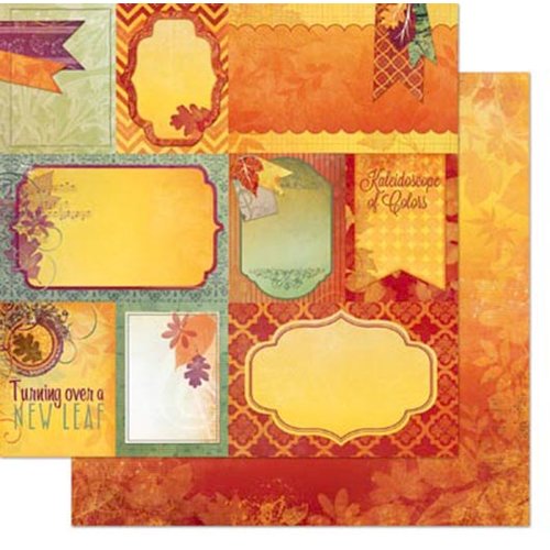 Bo Bunny - Autumn Song Collection - 12 x 12 Double Sided Paper - Notes