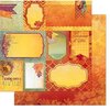 Bo Bunny - Autumn Song Collection - 12 x 12 Double Sided Paper - Notes