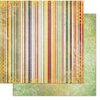 Bo Bunny - Autumn Song Collection - 12 x 12 Double Sided Paper - Stripe