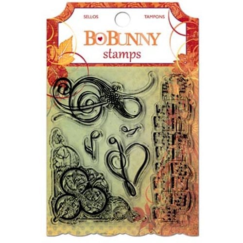 Bo Bunny - Autumn Song Collection - Clear Acrylic Stamps