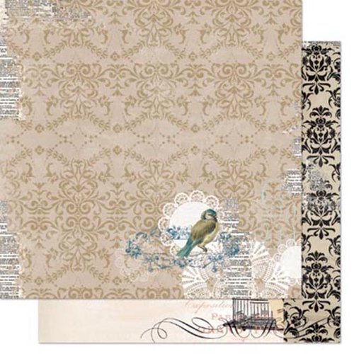 Bo Bunny - The Avenues Collection - 12 x 12 Double Sided Paper - Antique
