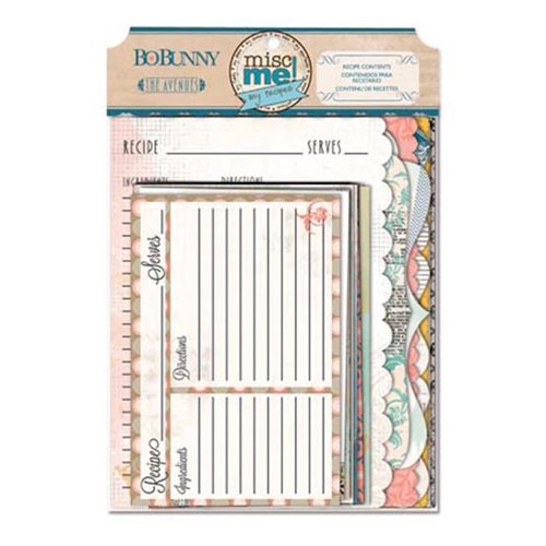 Bo Bunny - The Avenues Collection - Misc Me - Recipe Inserts