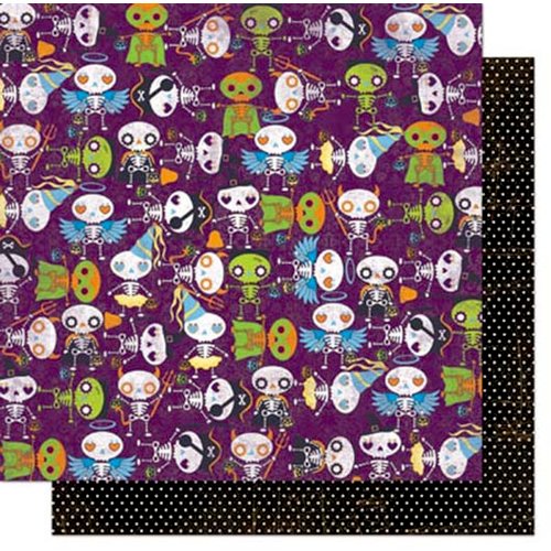 Bo Bunny - Fright Delight Collection - Halloween - 12 x 12 Double Sided Paper - Ghouls