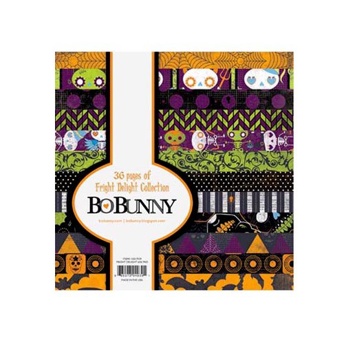 Bo Bunny - Fright Delight Collection - Halloween - 6 x 6 Paper Pad