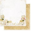 Bo Bunny - Silver and Gold Collection - Christmas - 12 x 12 Double Sided Paper - Silver and Gold