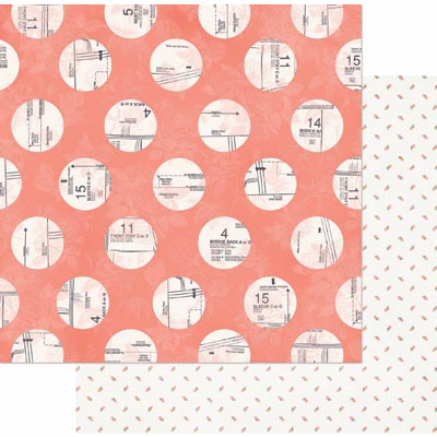 BoBunny - Pincushion Collection - 12 x 12 Double Sided Paper - Polka Dot Pattern