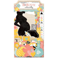 BoBunny - Baby Bump Collection - Noteworthy Journaling Cards