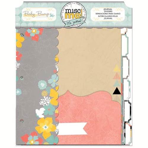 BoBunny - Baby Bump Collection - Misc Me - Journal Divider Inserts