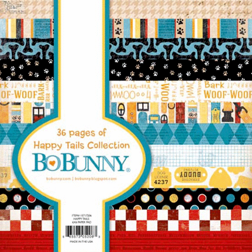 Bo Bunny - Happy Tails Collection - 6 x 6 Paper Pad