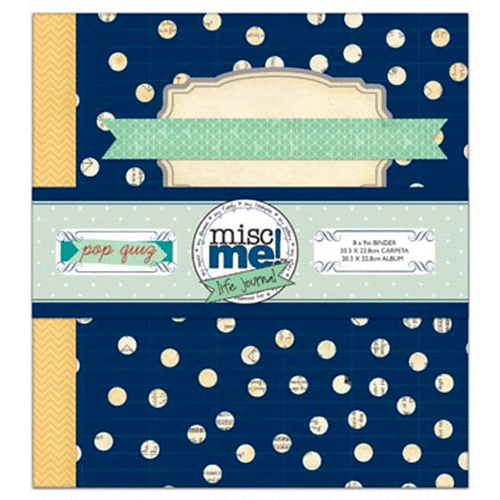 BoBunny - Pop Quiz Collection - Misc Me - 8 x 9 Binder