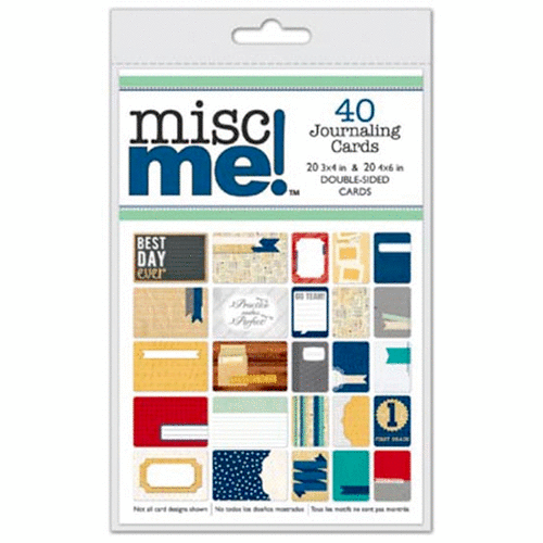 Bo Bunny - Pop Quiz Collection - Misc Me - 4 x 6 and 3 x 4 Journal Pack