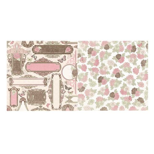 BoBunny - Primrose Collection - 12 x 12 Double Sided Paper - Garden