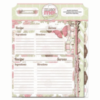 BoBunny - Primrose Collection - Misc Me - Recipe Inserts