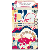 Bo Bunny - Modern Miss Collection - Noteworthy Journaling Cards