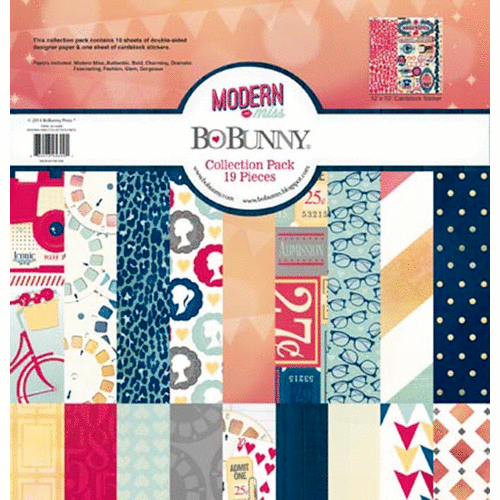 BoBunny - Modern Miss Collection - 12 x 12 Collection Pack
