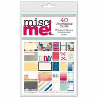 Bo Bunny - Modern Miss Collection - Misc Me - 4 x 6 and 3 x 4 Journal Pack