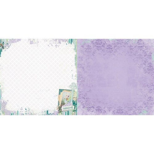 BoBunny - Enchanted Garden Collection - 12 x 12 Double Sided Paper - Imagine