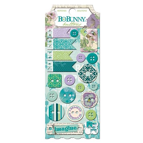 Bo Bunny - Enchanted Garden Collection - Buttons
