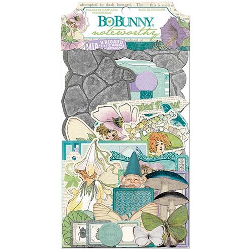 Bo Bunny - Enchanted Garden Collection - Noteworthy Journaling Cards