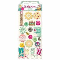 BoBunny - Candy Cane Lane Collection - Christmas - Buttons