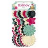 Bo Bunny - Candy Cane Lane Collection - Christmas - Flower Embellishments - Petals