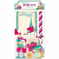 Bo Bunny - Candy Cane Lane Collection - Christmas - Noteworthy Journaling Cards