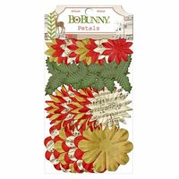 Bo Bunny - Christmas Collage Collection - Flower Embellishments - Petals