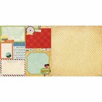 BoBunny - Souvenir Collection - 12 x 12 Double Sided Paper - Wanderlust