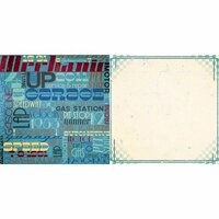 BoBunny - Wild Card Collection - 12 x 12 Double Sided Paper - Pit Stop