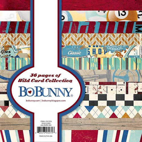 Bo Bunny - Wild Card Collection - 6 x 6 Paper Pad
