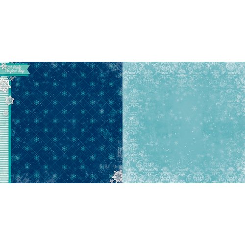 Bo Bunny - Altitude Collection - Christmas - 12 x 12 Double Sided Paper - Chilly
