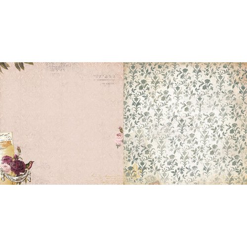 BoBunny - Rose Cafe Collection - 12 x 12 Double Sided Paper - Rose Cafe